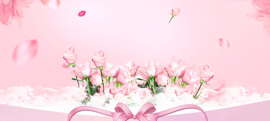 三八妇女节背景海报